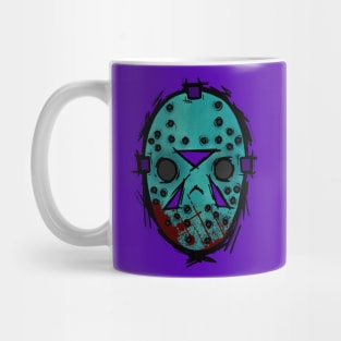 8-Bit Sketchy Mask Mug